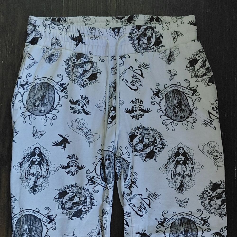 Womens Corpse Bride Jogger Sweatpants M